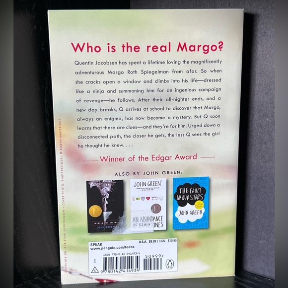 ❗️5/$10 - Paper Towns by John Green - Picture 2 of 3